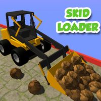 Collect Stones with Skid Loade