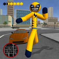 Wolveine Stickman Rope Hero Mi