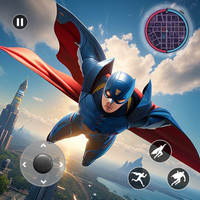 Flying Superhero Rescue City