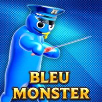 BLUE MONSTER POLICE OFFICER