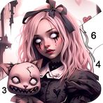 Dark, Horror Color by Number