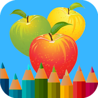 coloring fresh fruit