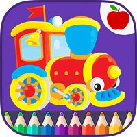 Trains & Locomotives Coloring 