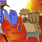 Regular Show Fist punsh