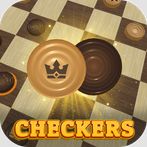 Checkers board game