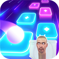 Toilet Tiles Hop Game