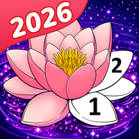 Cozy Color by Number. Zen Game