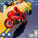 Superhero Bike Tabletop Racing