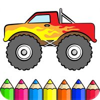 Monster Truck Coloring Book