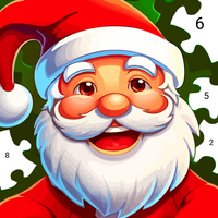 Christmas Color by Number Book