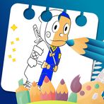 Ninja Hattori : Coloring Book