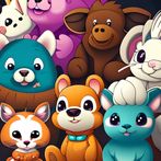 Jogo da Memoria Bichos Fofos