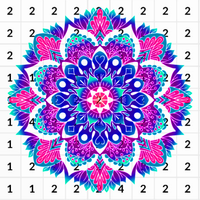 Art Mandala Pixel By Number