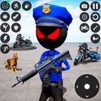 Stickman Bike Chase Crime Game