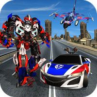 Multi Robot Transform Car Game