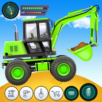 Digger Trucks Kid Construction