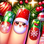 Christmas Nail Art Salon