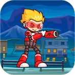 Boy Robot Gun Runner Adventure