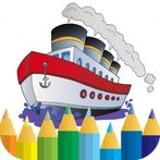 ferry coloring game