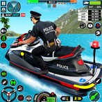 Police Boat Chase Crime Games