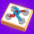 Twisted Chain Tangle Knots 3d