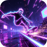 Neon Skate | Skateboard Retro