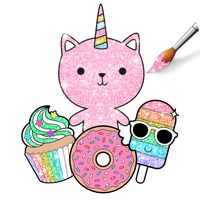 Kawaii Game Coloring Book