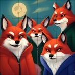 Foxes Puzzle Game