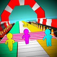 Stickman Battle Rush - Fun Rac