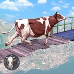 Cow On A Ramp: Simulator Game