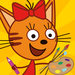 Kid-E-Cats Kids Colour Book
