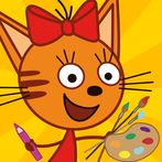 Kid-E-Cats Kids Colour Book