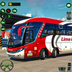 US Bus driving bus Driver 3D