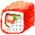 Sushi Bar Color By Number Sush