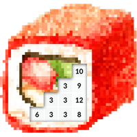 Sushi Bar Color By Number Sush