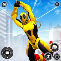 Flying Spider Hero Robot Games