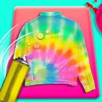 Tie Dye Dress Up Game