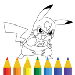 Poke Monscarlet Coloring Game
