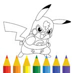 Poke Monscarlet Coloring Game
