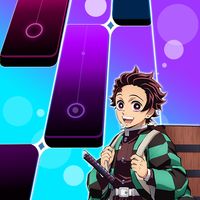 Demon Slayer Piano Game Tiles