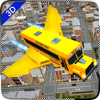 US Flying Bus Driving Game