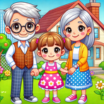 My Family Town : Grandparents