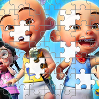 Upin Ipin Cartoon Game Puzzle