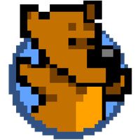 Bear, honey and bee