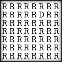 Odd 1 Out Letter Word Puzzle