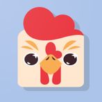 Perfect chicken jump