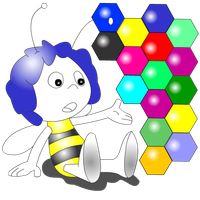 Bee Coloring Game Animals