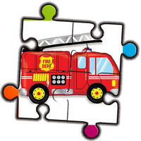 Fire trucks puzzle games