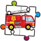 Fire trucks puzzle games