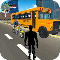 Black Spider Rope Hero City 3D